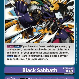 Black Sabbath - BT20-096  - Uncommon