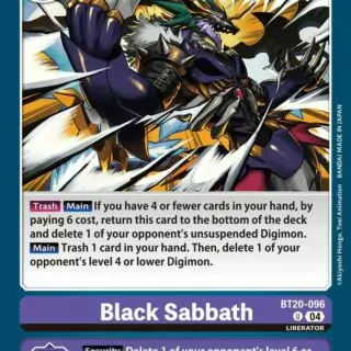 Black Sabbath - BT20-096  - Uncommon