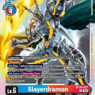 Slayerdramon - BT20-027  - Rare