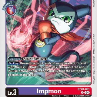 Impmon - BT20-061  - Uncommon