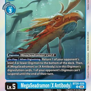 MegaSeadramon (X Antibody) - BT20-026  - Rare