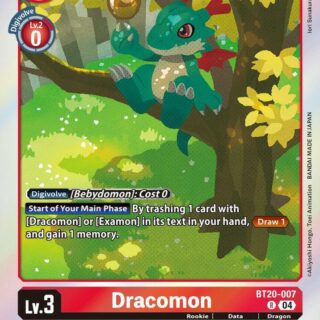 Dracomon - BT20-007  - Rare