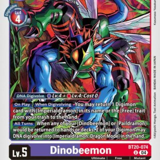 Dinobeemon - BT20-074  - Uncommon