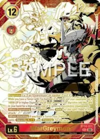 WarGreymon (Rare Pull) - BT14-101  - Secret Rare [Serial Number 299/300]