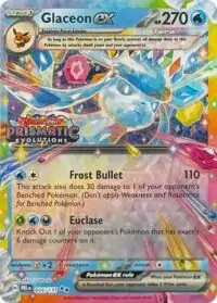 Glaceon ex - 026/131 (Prismatic Evolutions Stamp) - Promo - Español