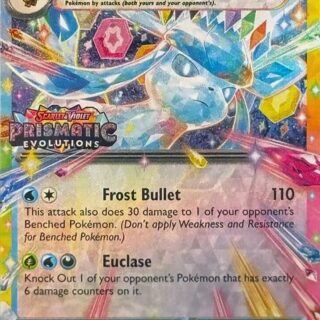 Glaceon ex - 026/131 (Prismatic Evolutions Stamp) - Promo -  Inglés (Sellado)