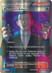 Giovanni's Scheme - 162/162 - Full Art Ultra Rare - Inglés (Moderately Played)