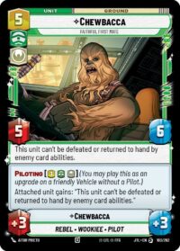 Chewbacca - Faithful First Mate - 103/262 - Special - JTL - Español