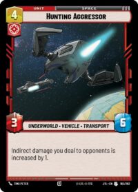 Hunting Aggressor - 165/262 - Uncommon - JTL - Español