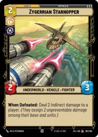 Zygerrian Starhopper - 183/262 - Common - JTL - Español