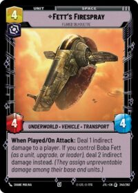 Fett's Firespray - Feared Silhouette - 240/262 - Special - JTL - Español