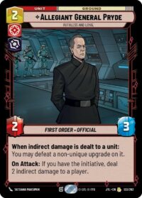 Allegiant General Pryde - Ruthless and Loyal - 133/262 - Rare - JTL - Español