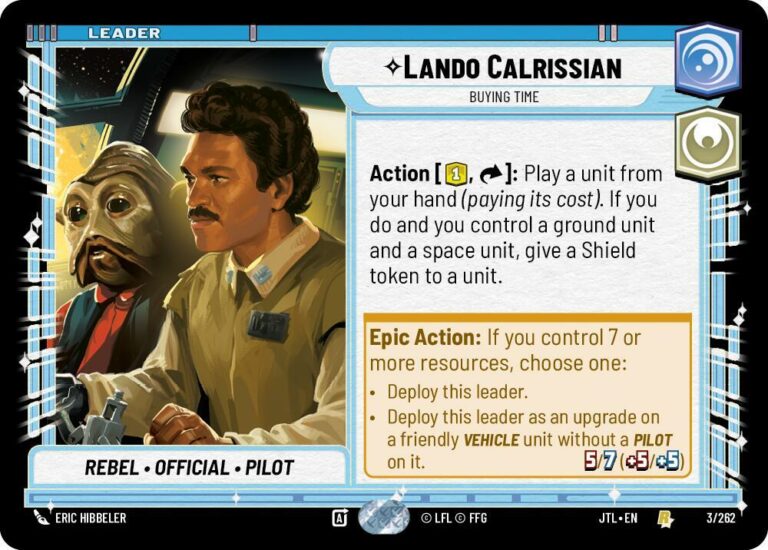 Lando Calrissian - Buying Time - 003/262 - Rare - JTL - Español