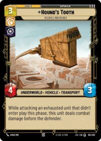 Hound's Tooth - Reliable and Deadly - 185/262 - Special - JTL - Español