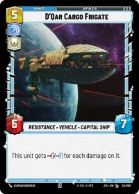 D'Qar Cargo Frigate - 052/252 - Common - JTL - Español