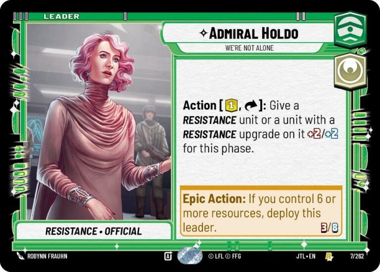 Admiral Holdo - We're Not Alone - 007/262 - Rare - JTL - Español