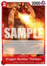 Dragon Number Thirteen - OP10-012 - Common