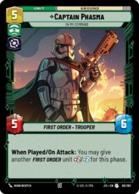 Captain Phasma - On My Command - 088/262 - Uncommon - JTL - Español