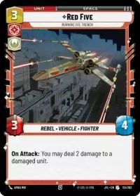 Red Five - Running the Trench - 151/262 - Uncommon - JTL - Español