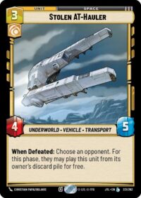 Stolen AT-Hauler - 719 - Legendary - JTL - Inglés (Foil)