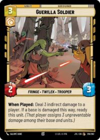 Guerilla Soldier (Foil) - 716 - Common - JTL - Español