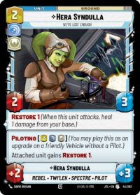Hera Syndulla - We've Lost Enough - 045/262 - Uncommon - JTL - Español
