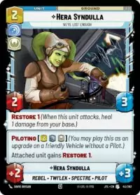 Hera Syndulla - We've Lost Enough - 045/262 - Uncommon - JTL - Español