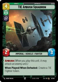 TIE Ambush Squadron - 087/262 - Common - JTL - Español