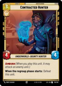 Contracted Hunter - 216/262 - Uncommon - JTL - Español