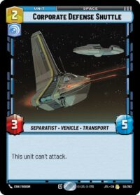 Corporate Defense Shuttle - 059/262 - Rare - JTL - Español