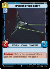 Omicron Strike Craft - 064/262 - Common - JTL - Español