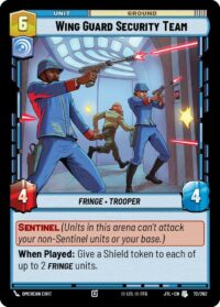 Wing Guard Security Team - 072/262 - Uncommon - JTL - Español