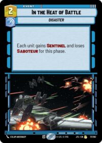In the Heat of Battle - 077/262 - Rare - JTL - Español