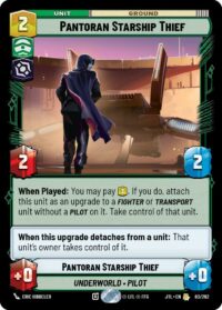 Pantoran Starship Thief - 083/262 - Rare - JTL - Español