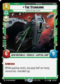 The Starhawk - Prototype Battleship - 105/262 - Legendary - JTL - Español