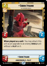 Sidon Ithano - The Crimson Corsair - 213/262 - Rare - JTL - Español