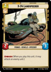 X-34 Landspeeder - 214/262 - Common - JTL - Español