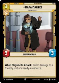Rafa Martez - Shrewd Sister - 219/262 - Uncommon - JTL - Español