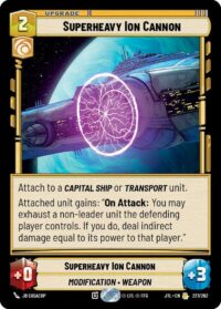 Superheavy Ion Cannon - 227/262 - Rare - JTL - Español