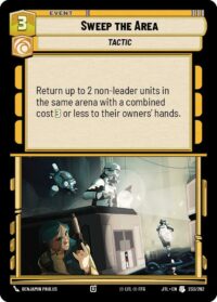 Sweep the Area - 233/262 - Uncommon - JTL - Español