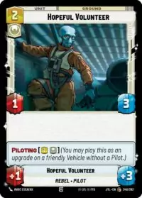Hopeful Volunteer (Foil) - 744 - Common - JTL - Inglés