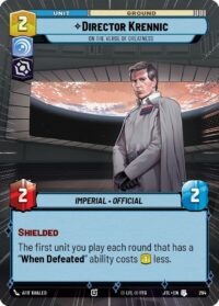 Director Krennic - On the Verge of Greatness (Hyperspace) - 294 - Uncommon - JTL - Inglés