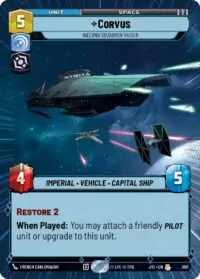 Corvus - Inferno Squadron Raider (Hyperspace) - 300 - Rare - JTL - Inglés