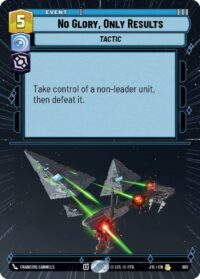 No Glory, Only Results (Hyperspace) - 305 - Rare - JTL - Inglés