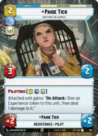 Paige Tico - Dropping the Hammer (Hyperspace) - 308 - Uncommon - JTL - Inglés