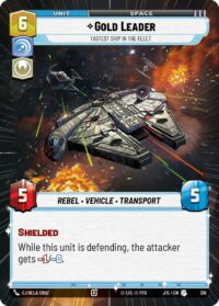 Gold Leader - Fastest Ship in the Fleet (Hyperspace Foil) - 788 - Uncommon - JTL - Español