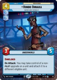 Hondo Ohnaka - Superfluous Swindler (Hyperspace) - 318 - Legendary - JTL - Inglés