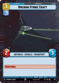 Omicron Strike Craft (Hyperspace) - 326 - Common - JTL - Inglés