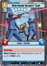 Wing Guard Security Team (Hyperspace) - 334 - Uncommon - JTL - Inglés