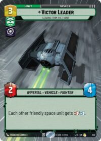 Victor Leader - Leading from the Front (Hyperspace) - 347 - Rare - JTL - Inglés